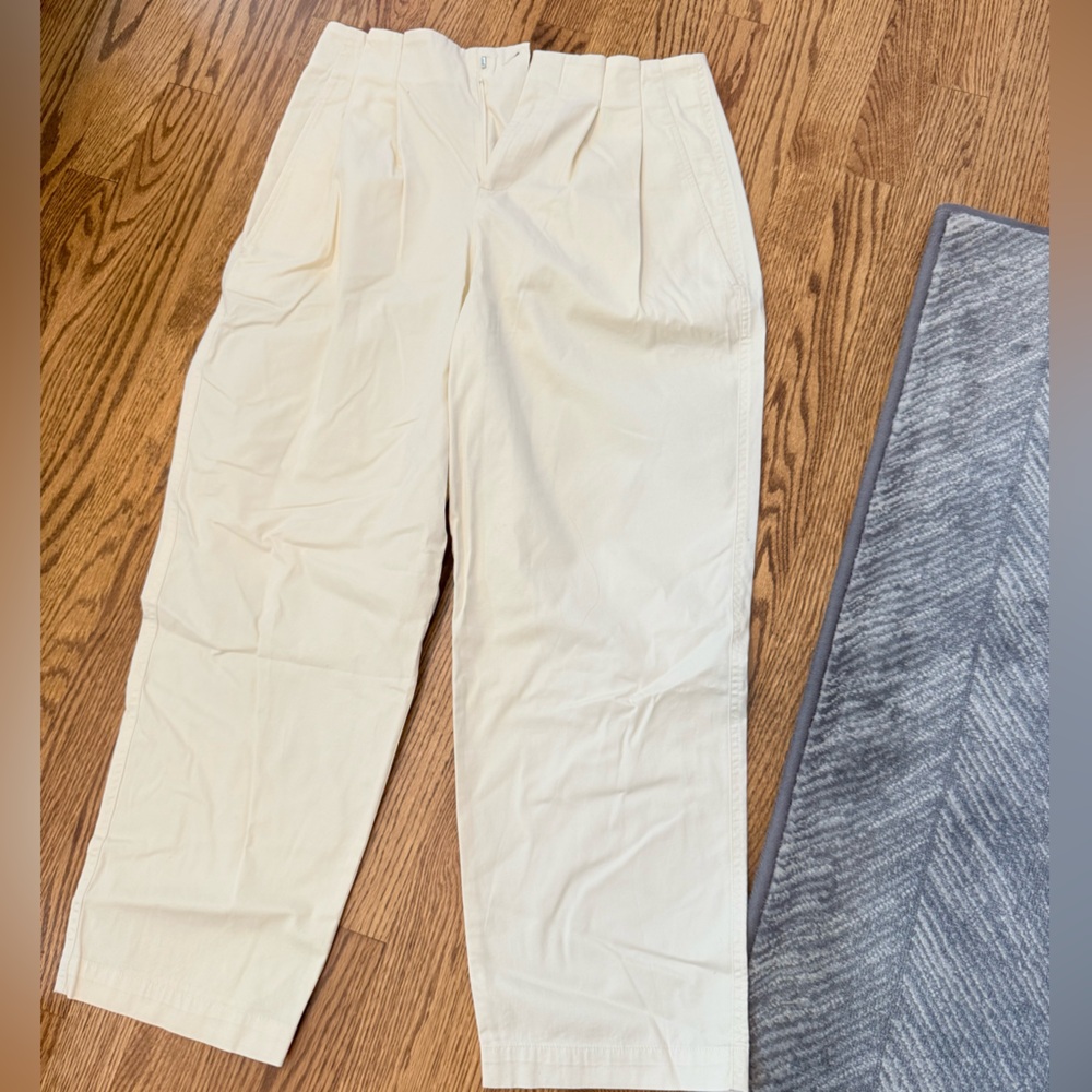 Abercrombie & Fitch Off-White Trousers